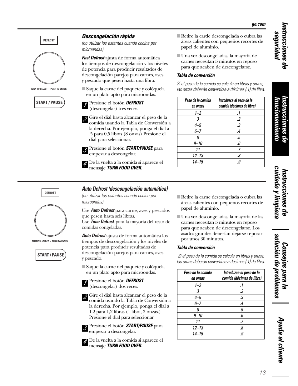 GE JVM1790 User Manual | Page 49 / 76