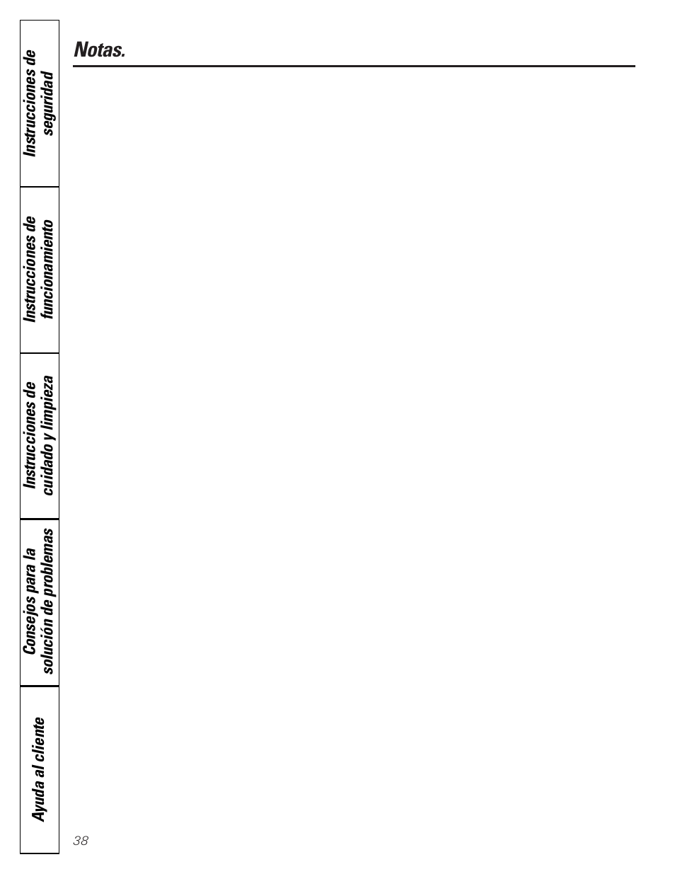 Notas | GE JVM1790 User Manual | Page 74 / 76