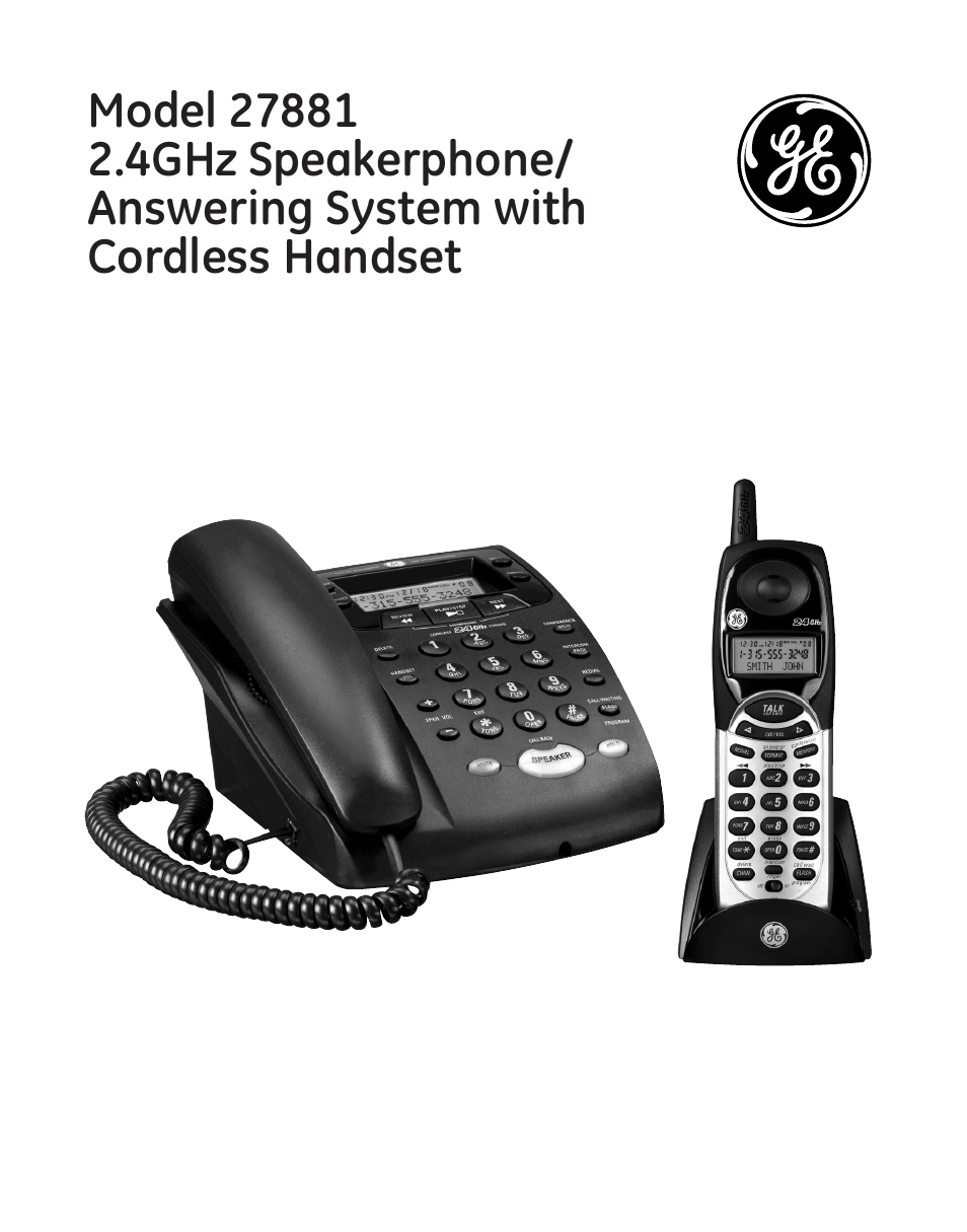GE 27881 User Manual | 96 pages