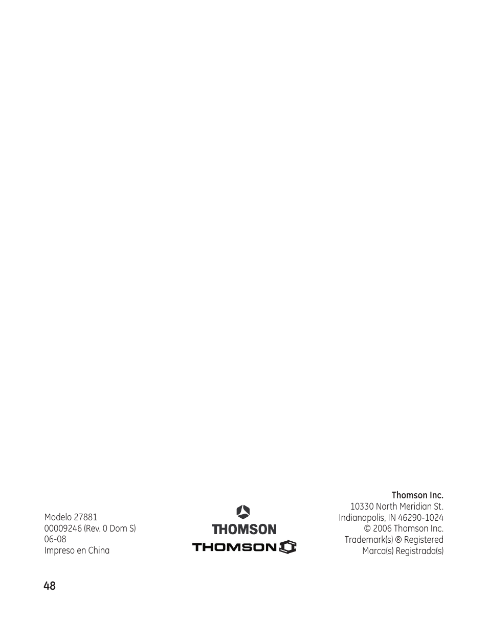 GE 27881 User Manual | Page 96 / 96