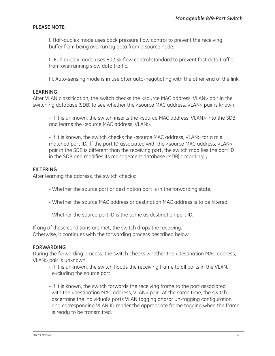 GE D-GES7600 User Manual | Page 10 / 96
