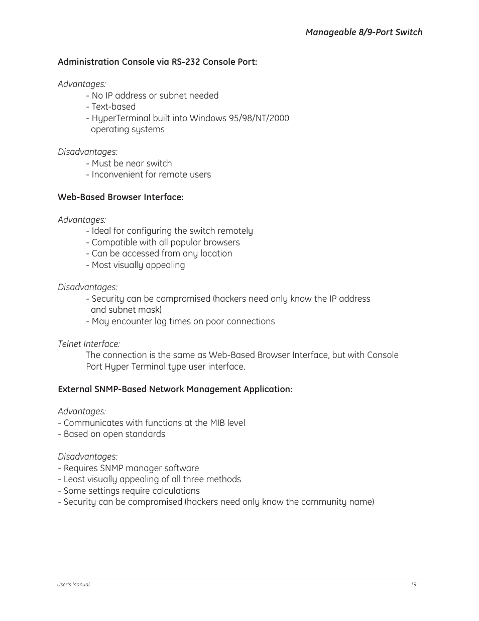 GE D-GES7600 User Manual | Page 23 / 96