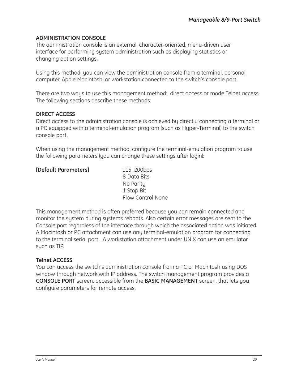 GE D-GES7600 User Manual | Page 24 / 96