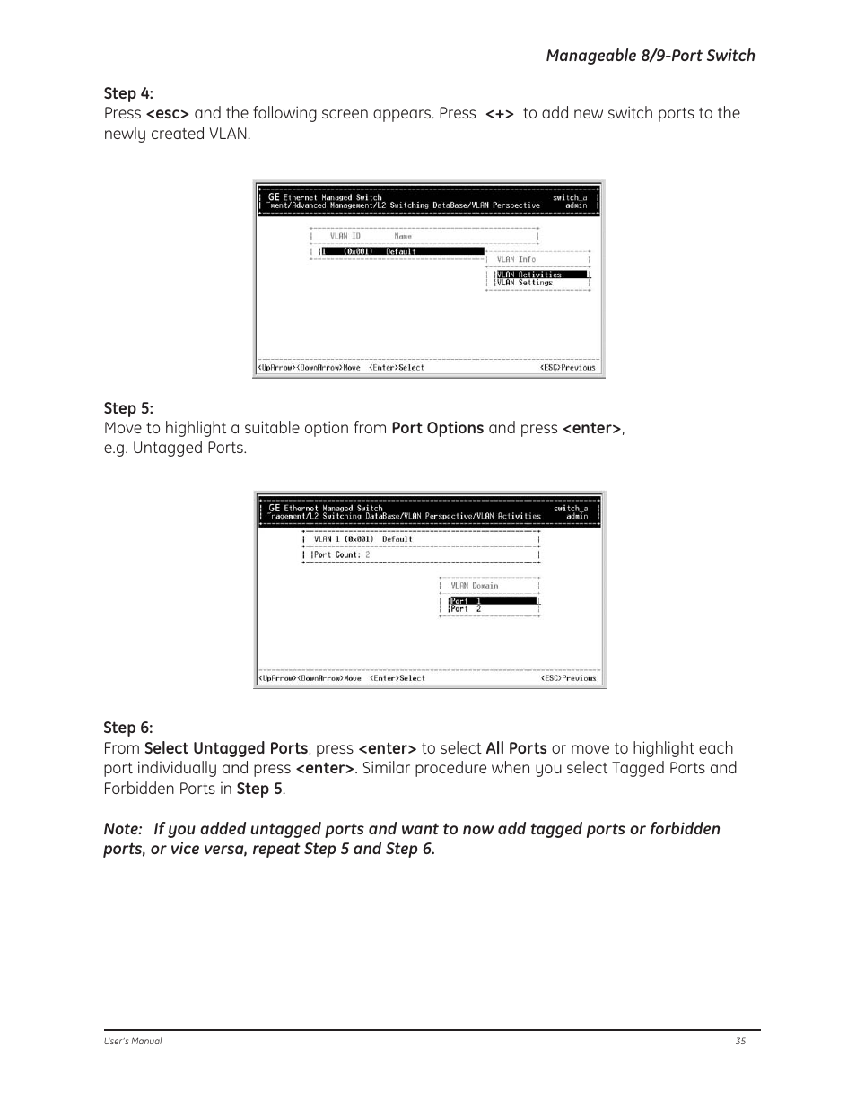 GE D-GES7600 User Manual | Page 39 / 96