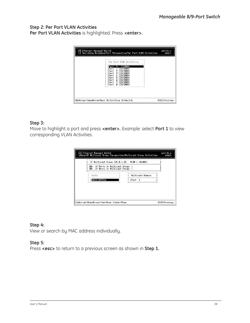 GE D-GES7600 User Manual | Page 42 / 96