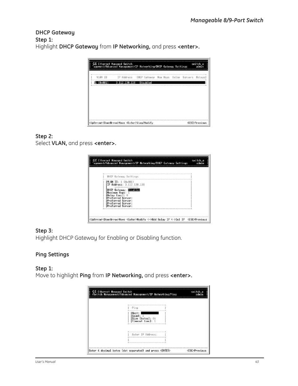 GE D-GES7600 User Manual | Page 47 / 96