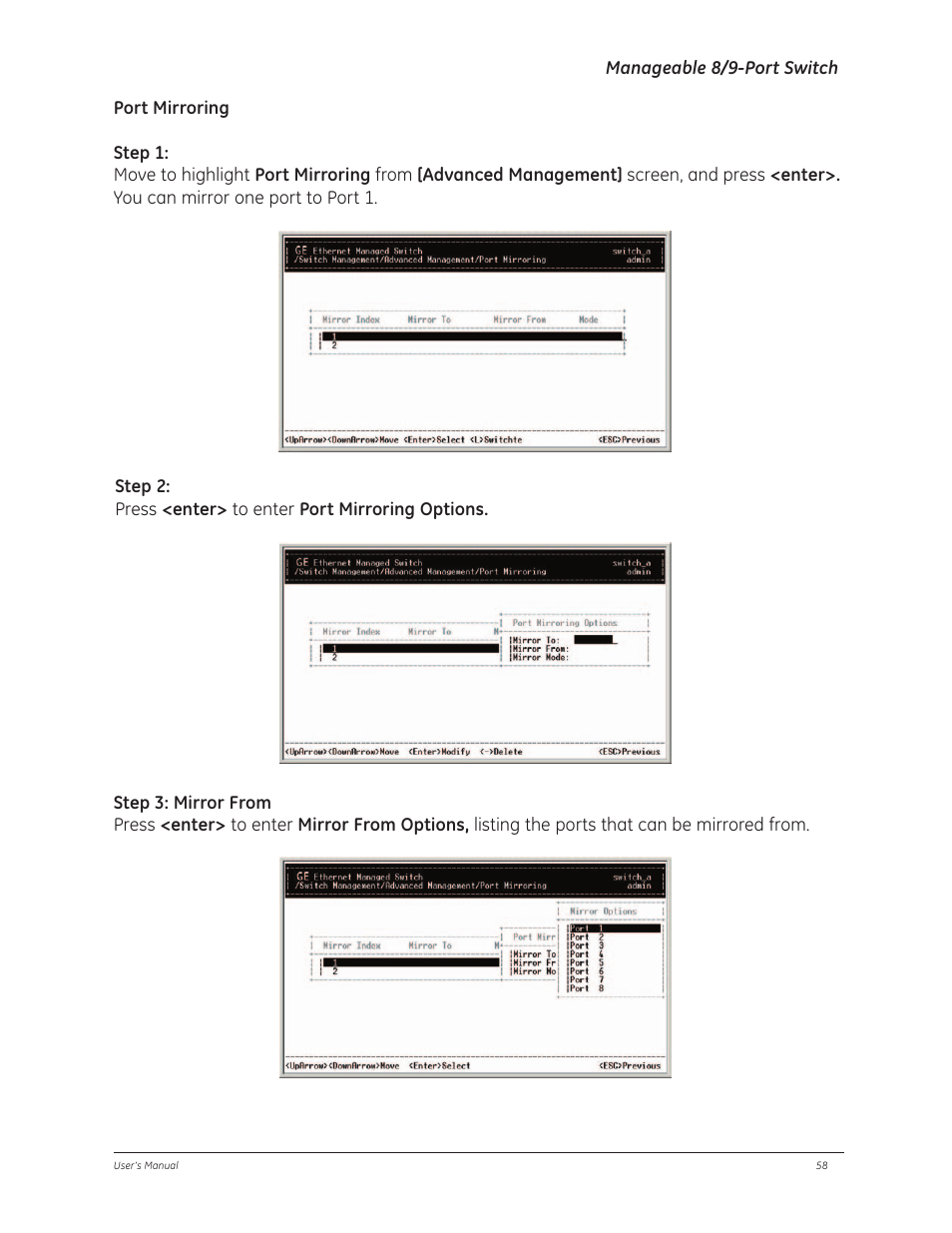 GE D-GES7600 User Manual | Page 62 / 96