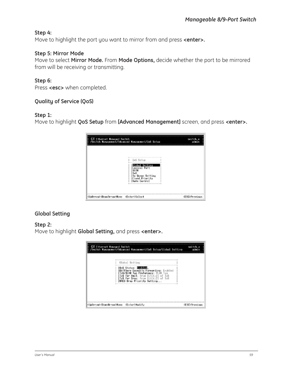 GE D-GES7600 User Manual | Page 63 / 96