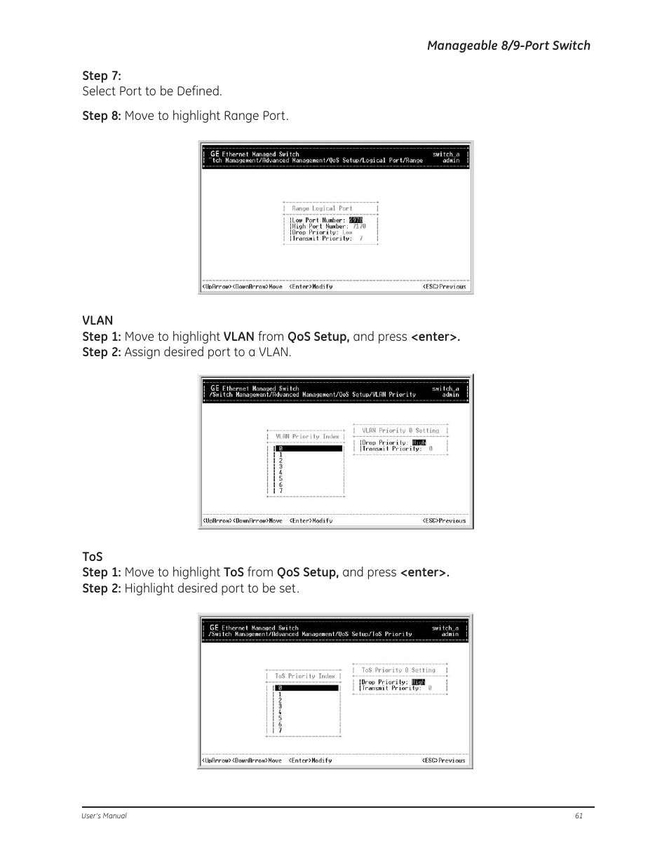 GE D-GES7600 User Manual | Page 65 / 96