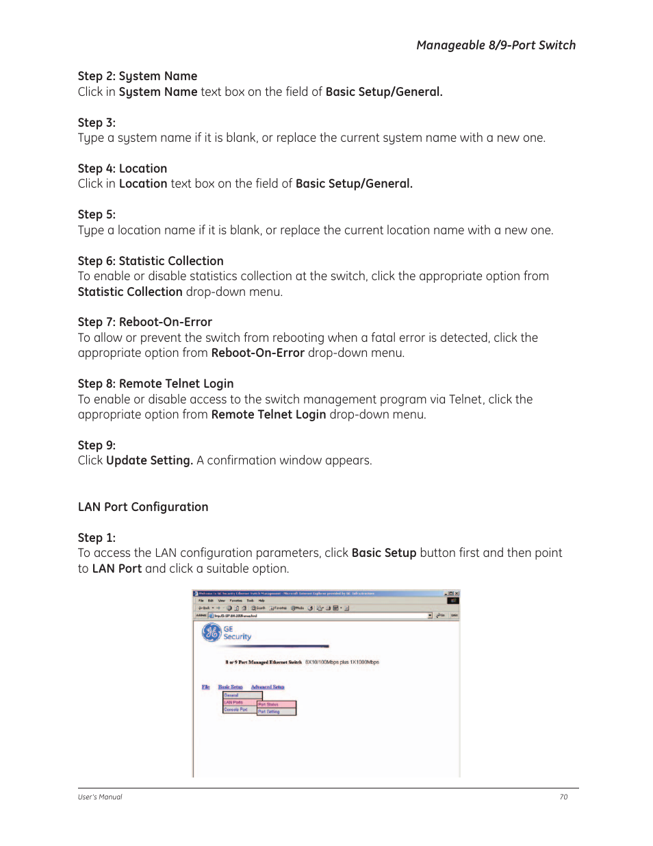 GE D-GES7600 User Manual | Page 74 / 96