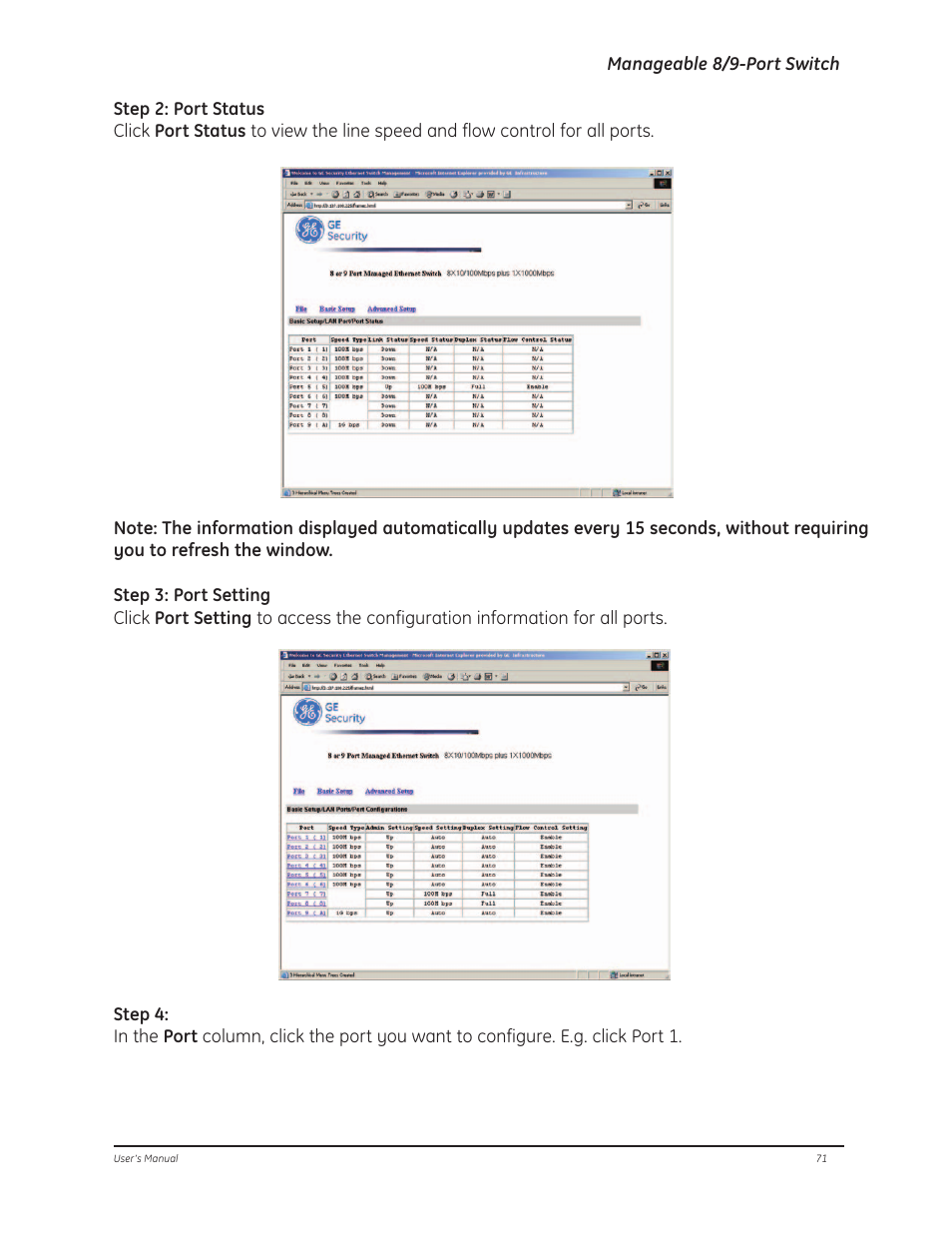 GE D-GES7600 User Manual | Page 75 / 96