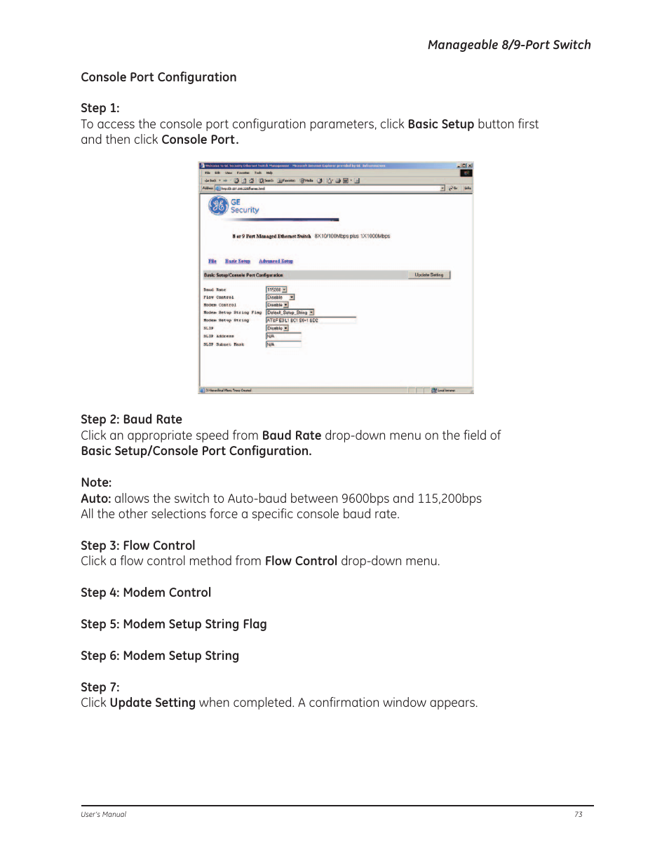 GE D-GES7600 User Manual | Page 77 / 96