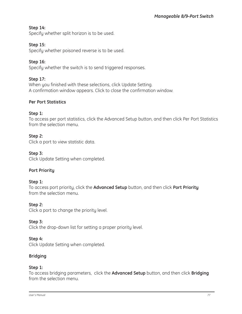 GE D-GES7600 User Manual | Page 81 / 96