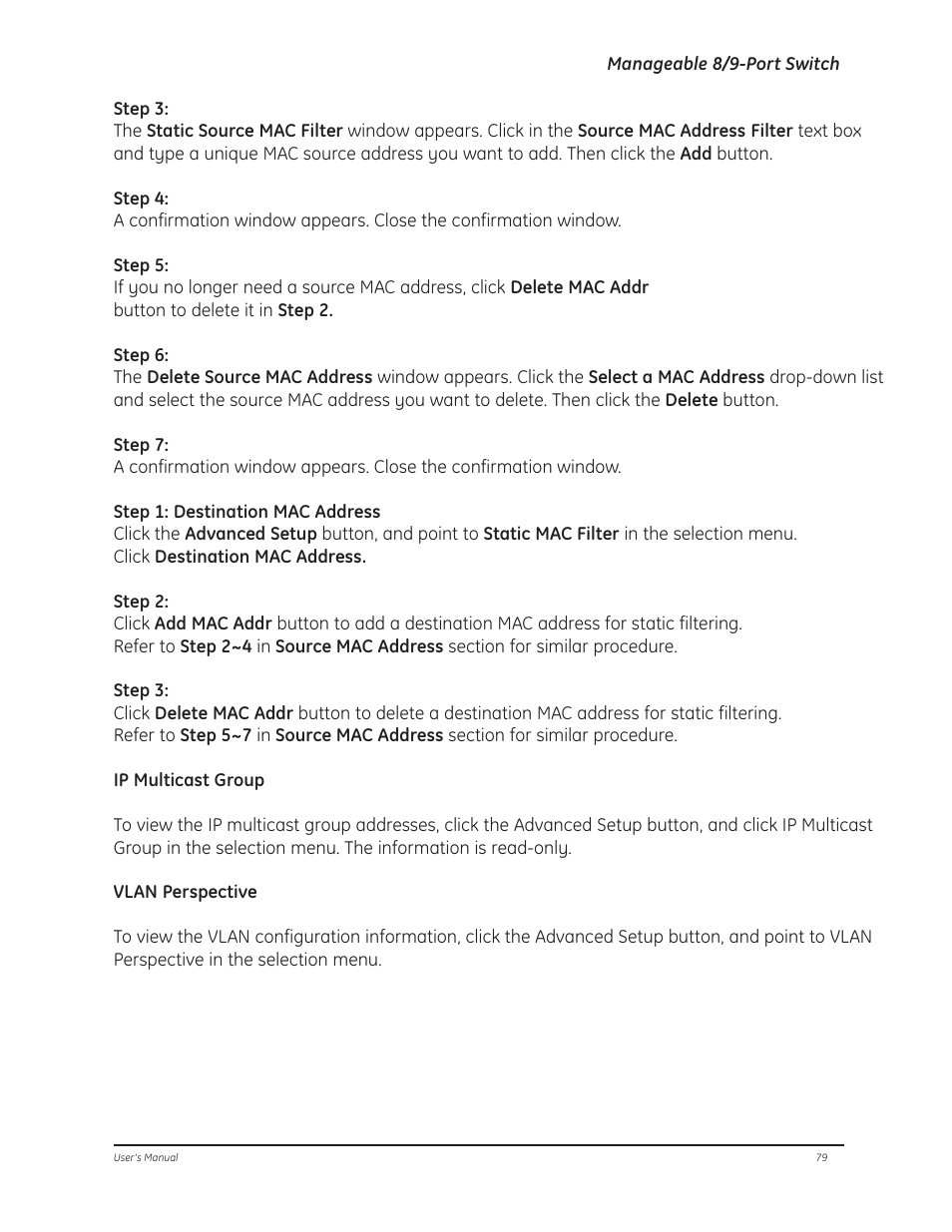 GE D-GES7600 User Manual | Page 83 / 96