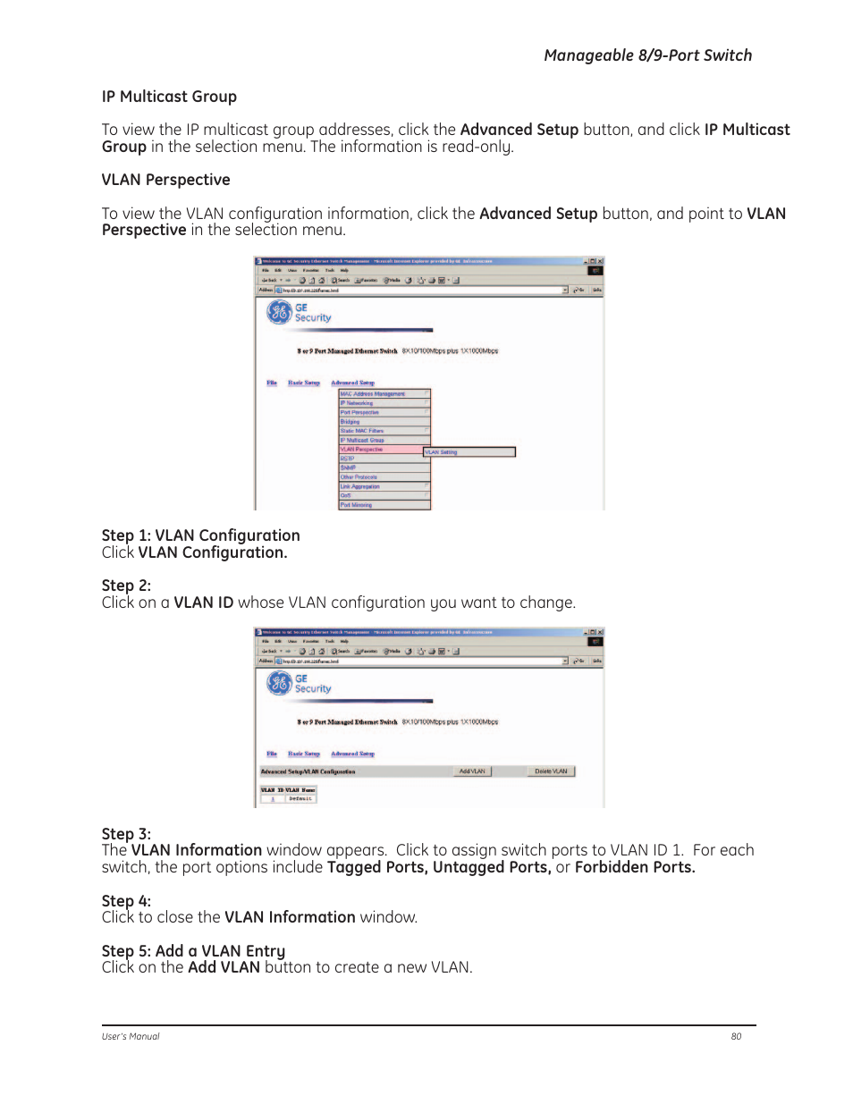 GE D-GES7600 User Manual | Page 84 / 96