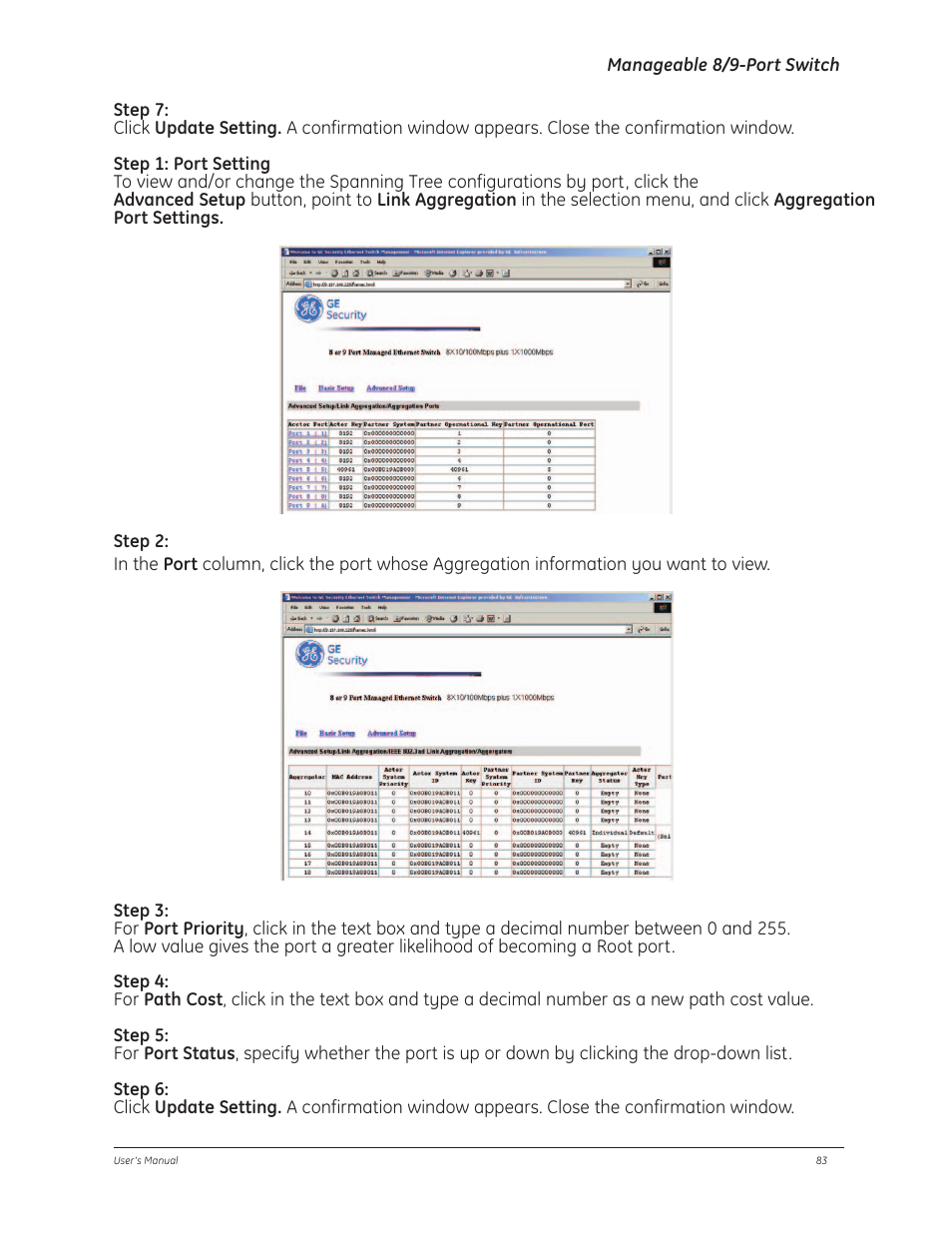 GE D-GES7600 User Manual | Page 87 / 96