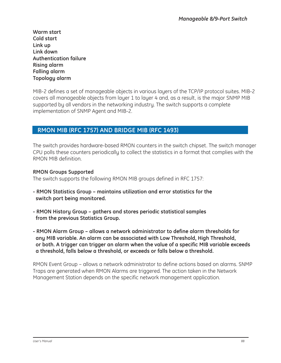 GE D-GES7600 User Manual | Page 92 / 96