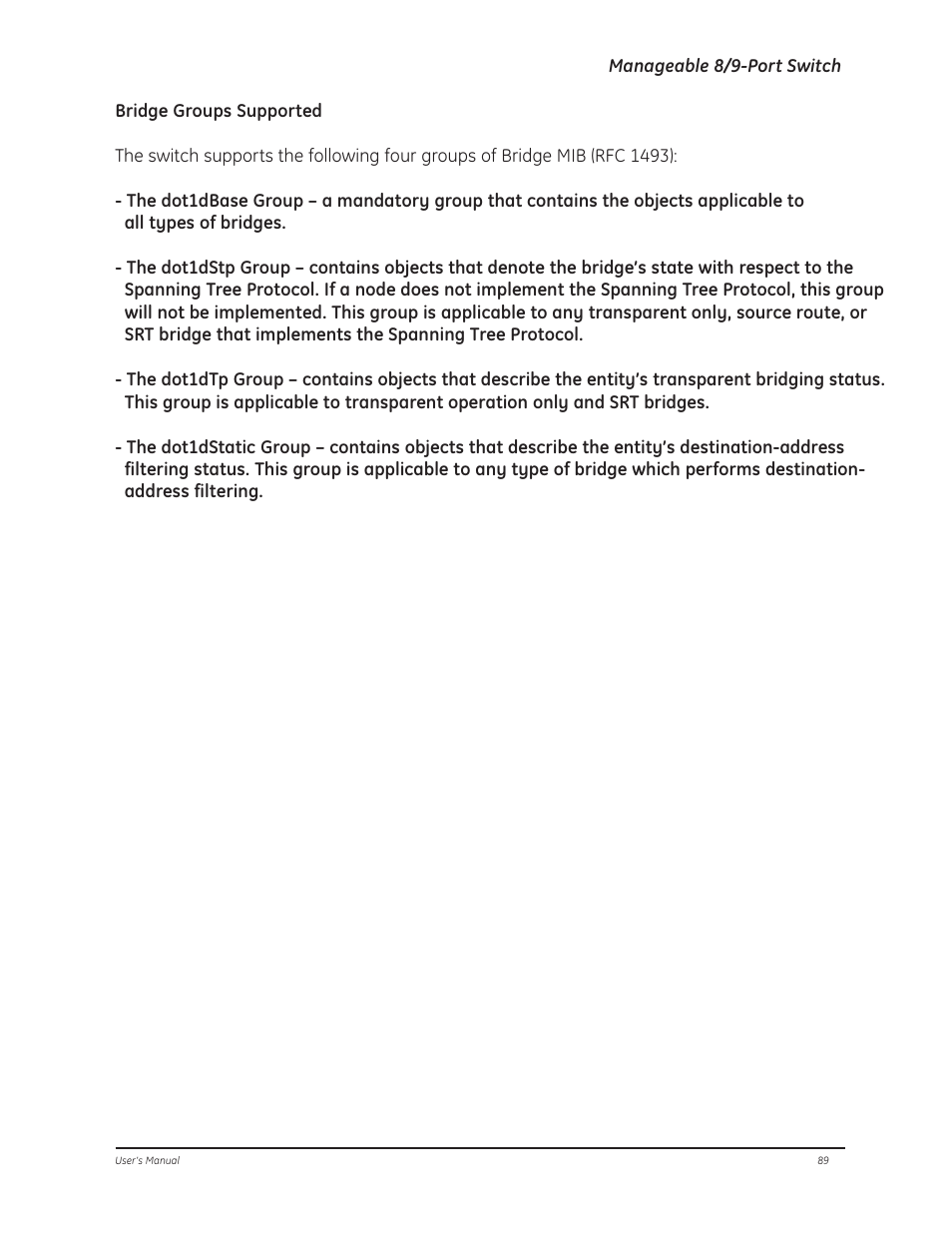 GE D-GES7600 User Manual | Page 93 / 96