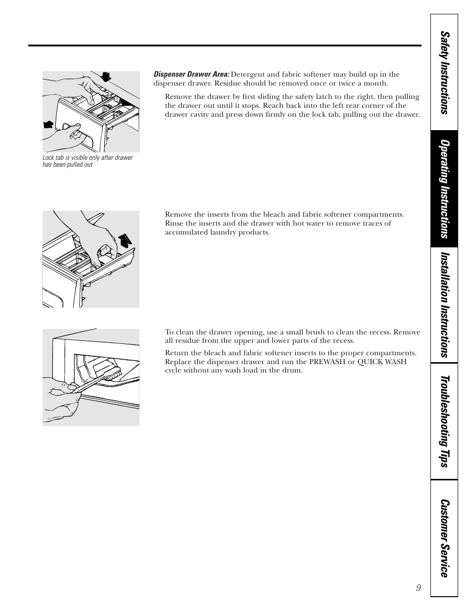 GE WCXH208 User Manual | Page 9 / 22