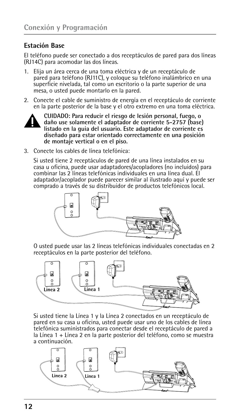 Conexión y programación | GE 25210 User Manual | Page 58 / 92