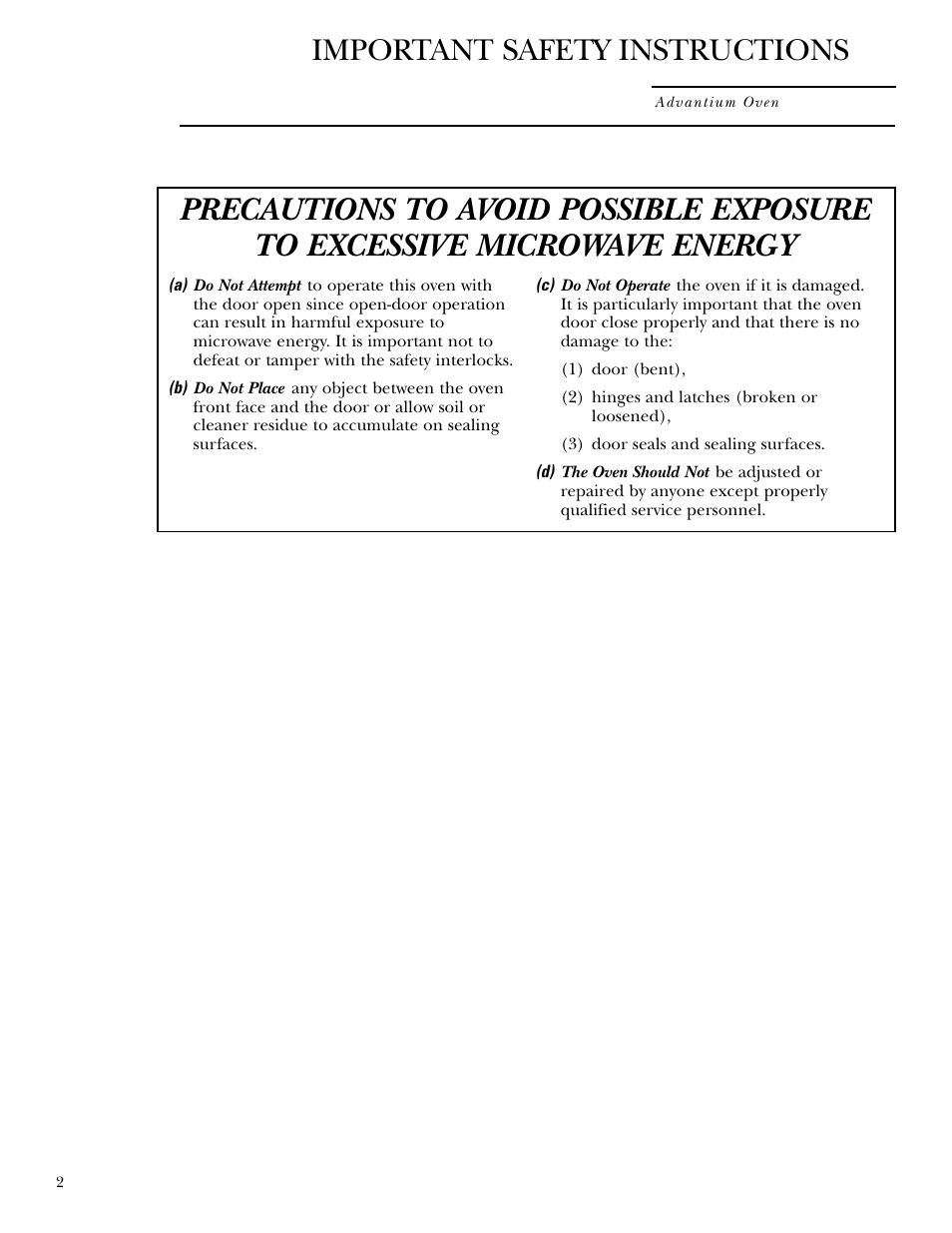 Safety, Safety –7, Important safety instructions | GE SCB2000 User Manual | Page 2 / 44