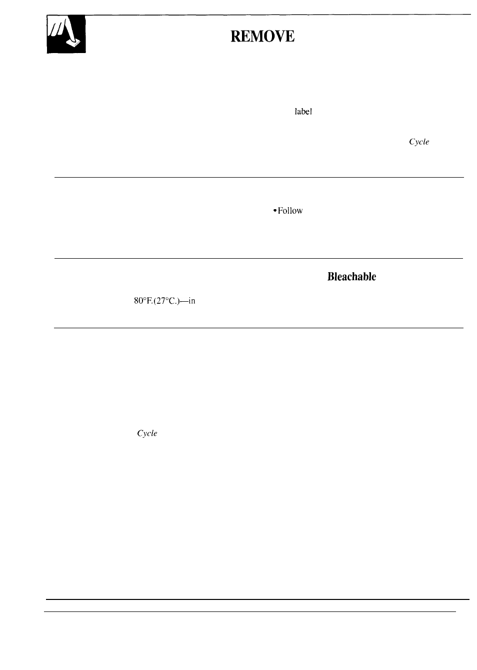Stains, How to stains, Shortcut | The case of the “invisible” stain, How can you prevent these “after-you-wash” stains, Spotscrubber cycle | GE WA9895S User Manual | Page 18 / 28