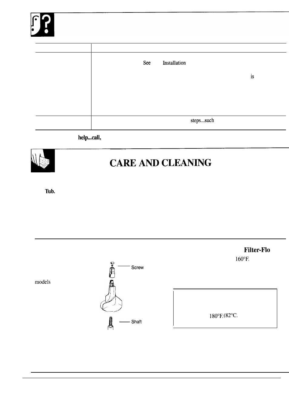 Care and cleaning, Storage and vacation tips, User maintenance instructions | How to remove the agitator | GE WA9895S User Manual | Page 24 / 28