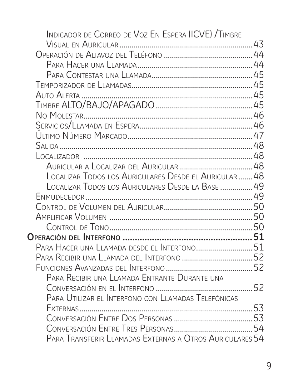 Icve) /t, Alto/bajo/apagado n | GE 29115 Series User Manual | Page 107 / 196