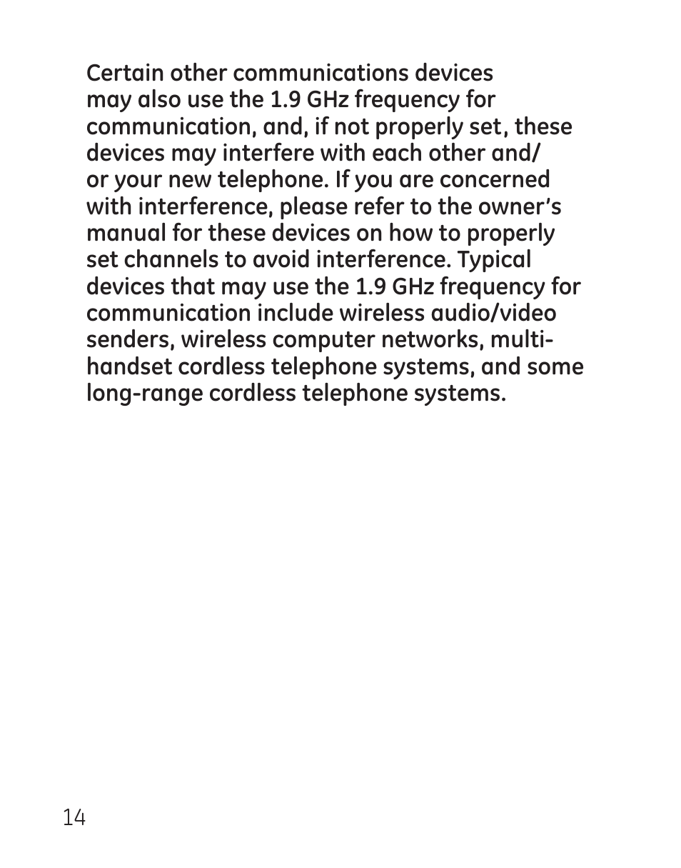 GE 29115 Series User Manual | Page 14 / 196