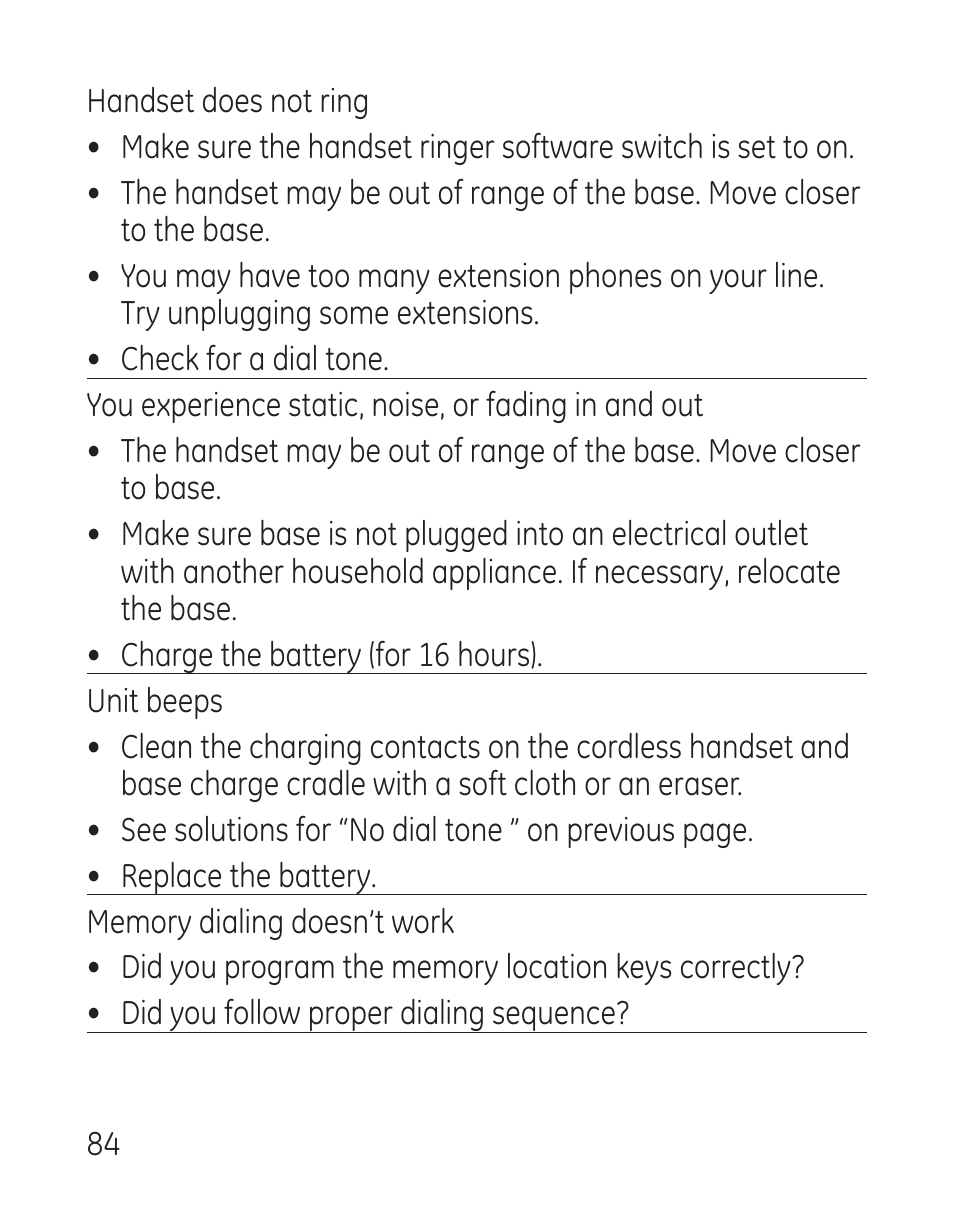 GE 29115 Series User Manual | Page 84 / 196