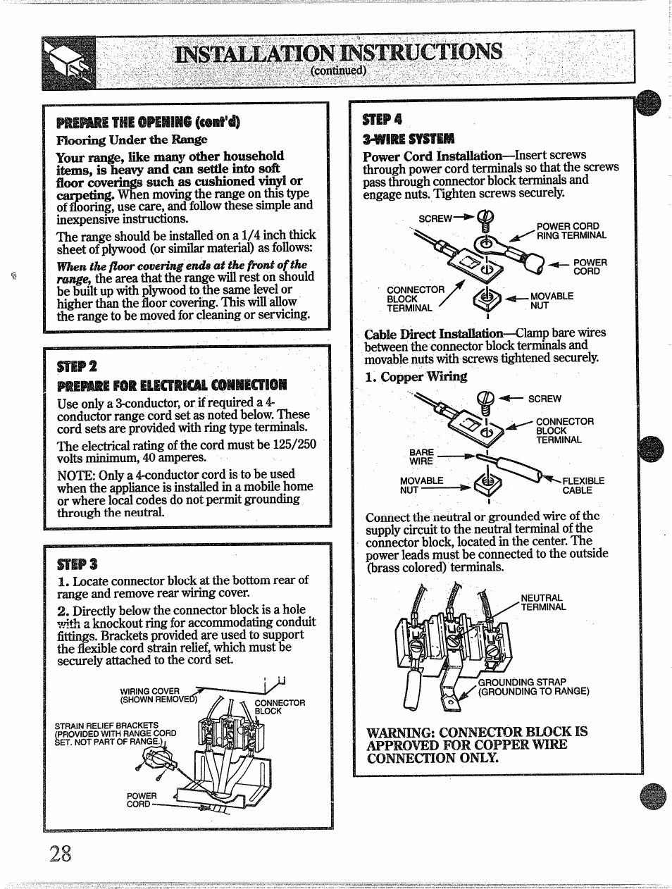 Installation instructions, Рюш» ш тят («entd), Sfip2 | Sfips, Стер 4, Рюш» ш, Entd) | GE 49-8255 User Manual | Page 28 / 32