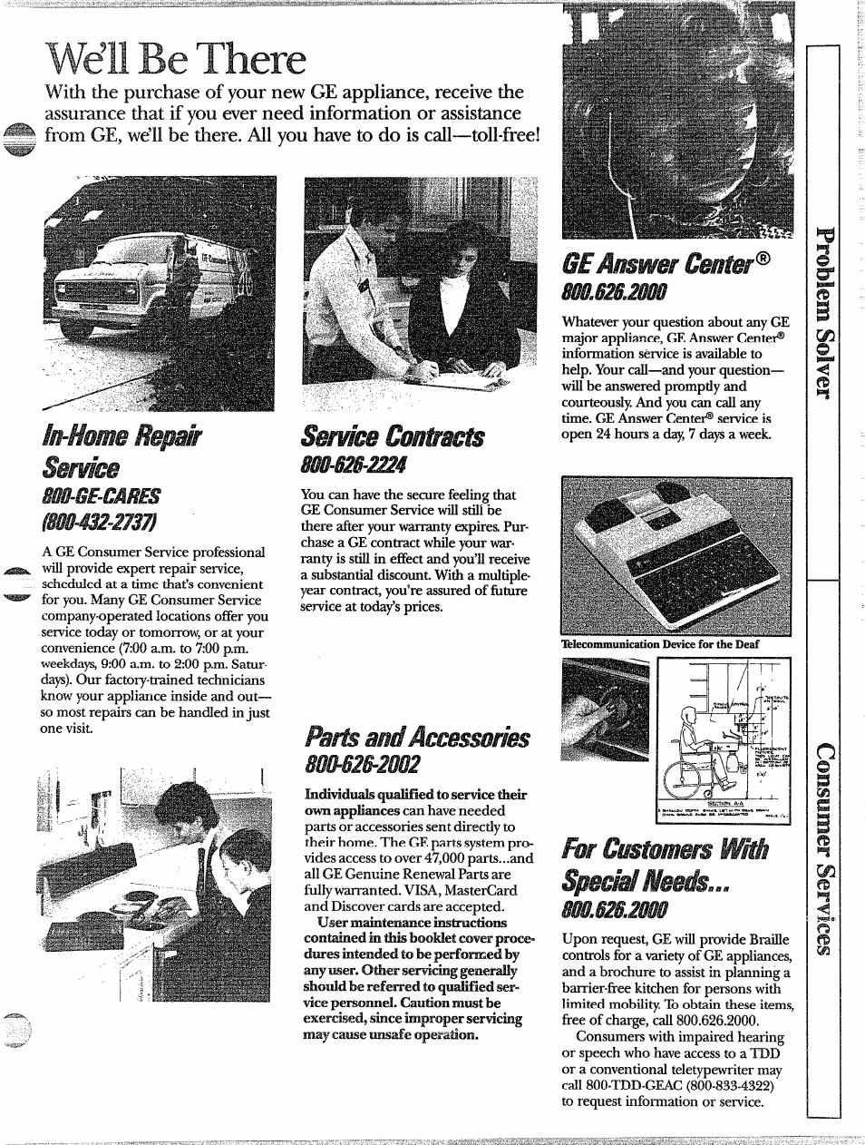Wéu be there, Msea | GE 49-8255 User Manual | Page 31 / 32