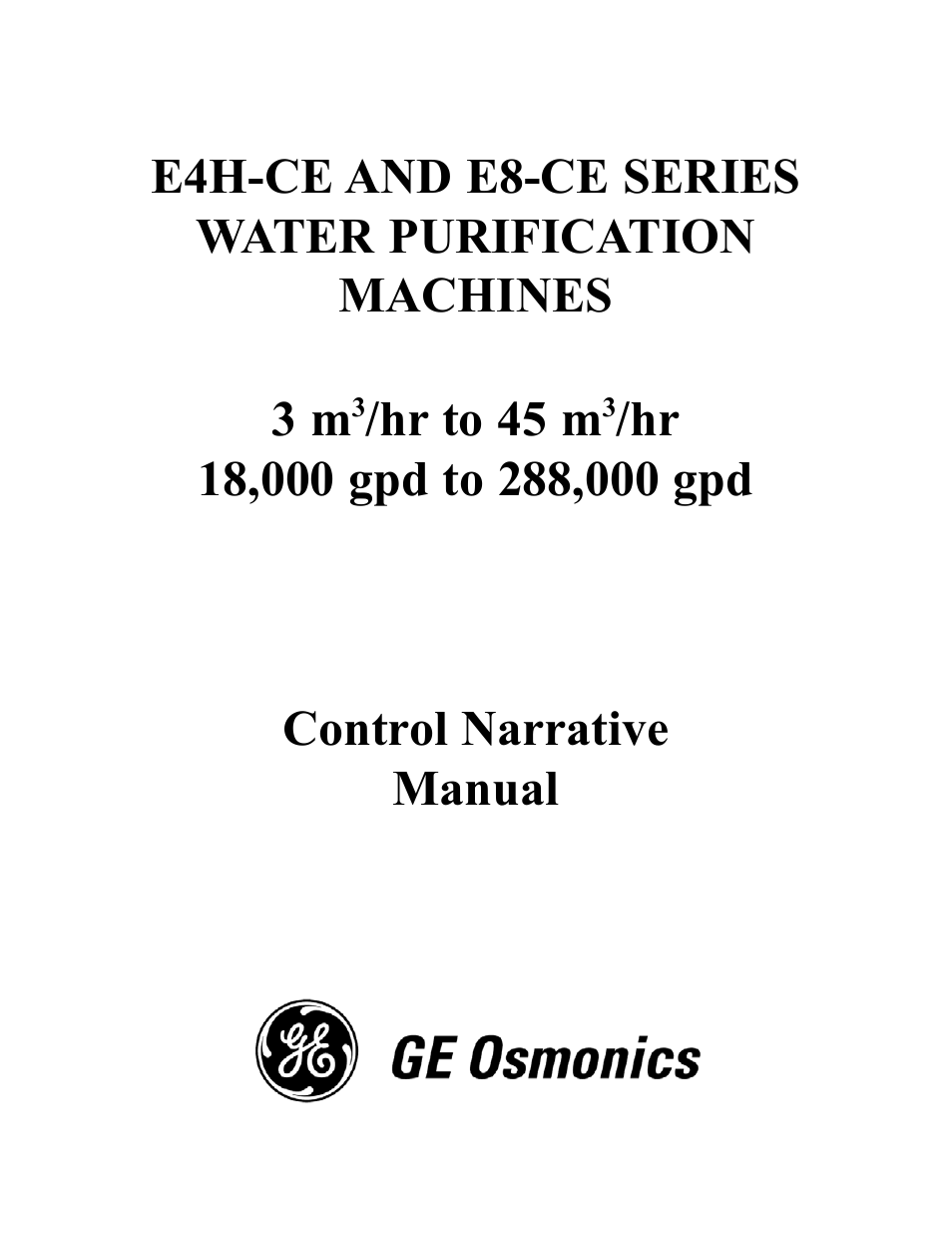 GE E4H-CE User Manual | 17 pages