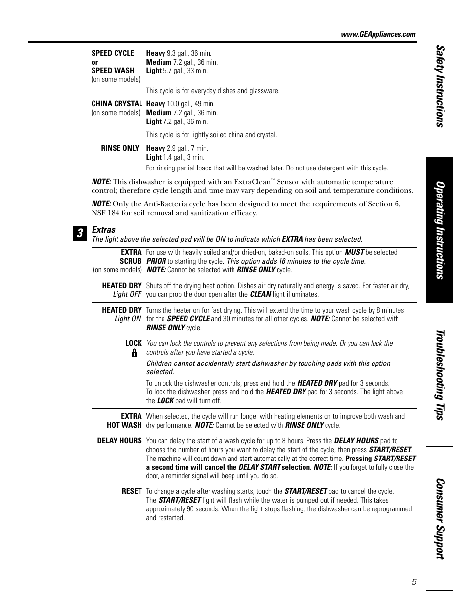 GE EDW4000 Series User Manual | Page 5 / 16