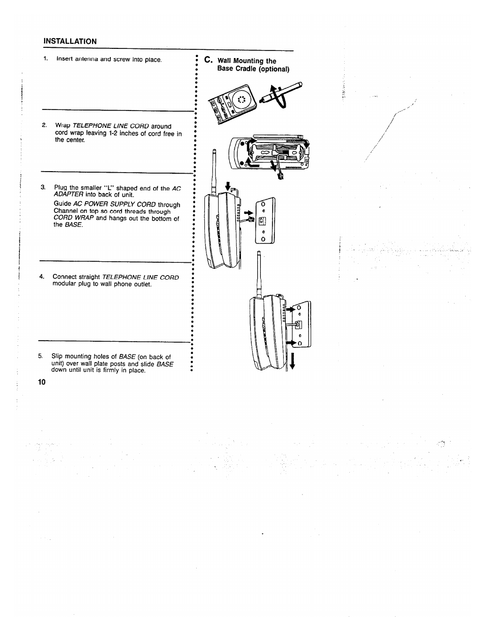 Installation | GE 2-9730 User Manual | Page 10 / 23