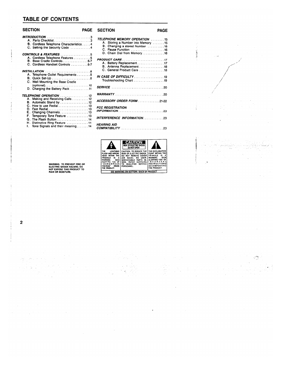 GE 2-9730 User Manual | Page 2 / 23