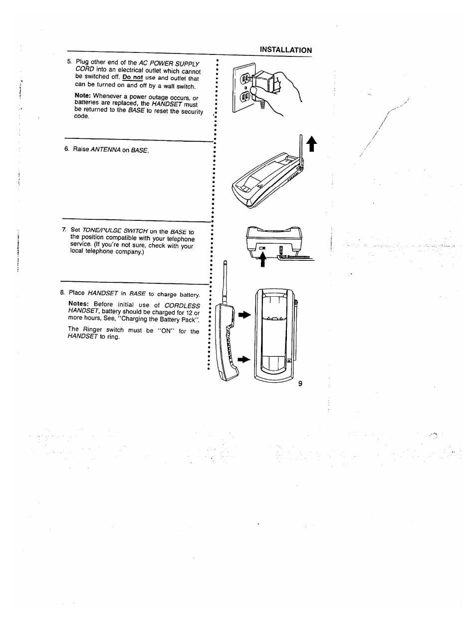 Installation | GE 2-9730 User Manual | Page 9 / 23