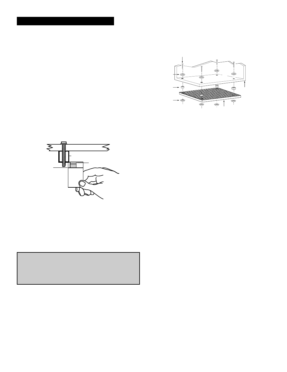 Mounting your spacemaker | GE 05GP005 User Manual | Page 11 / 24