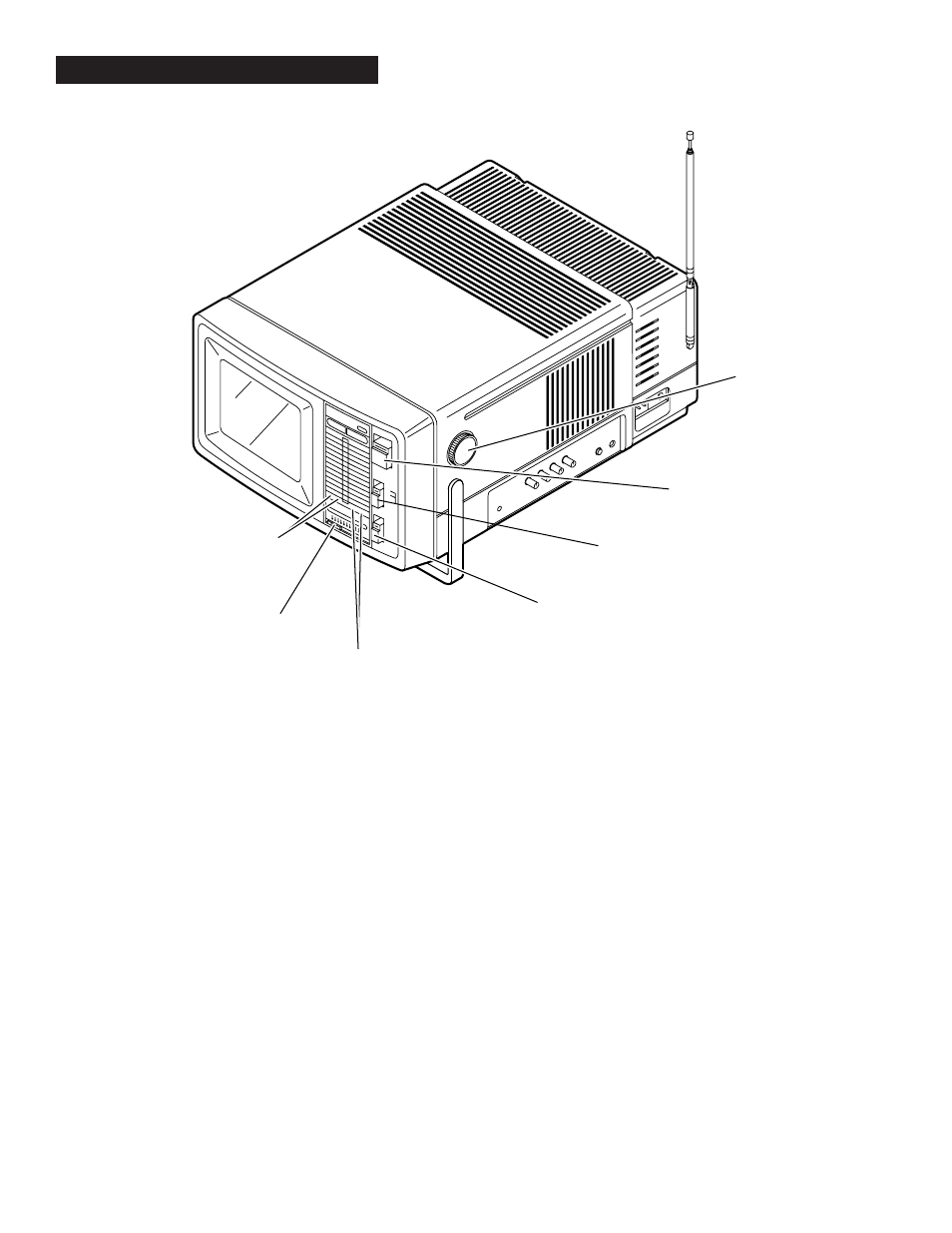 6location of controls | GE 05GP005 User Manual | Page 8 / 24