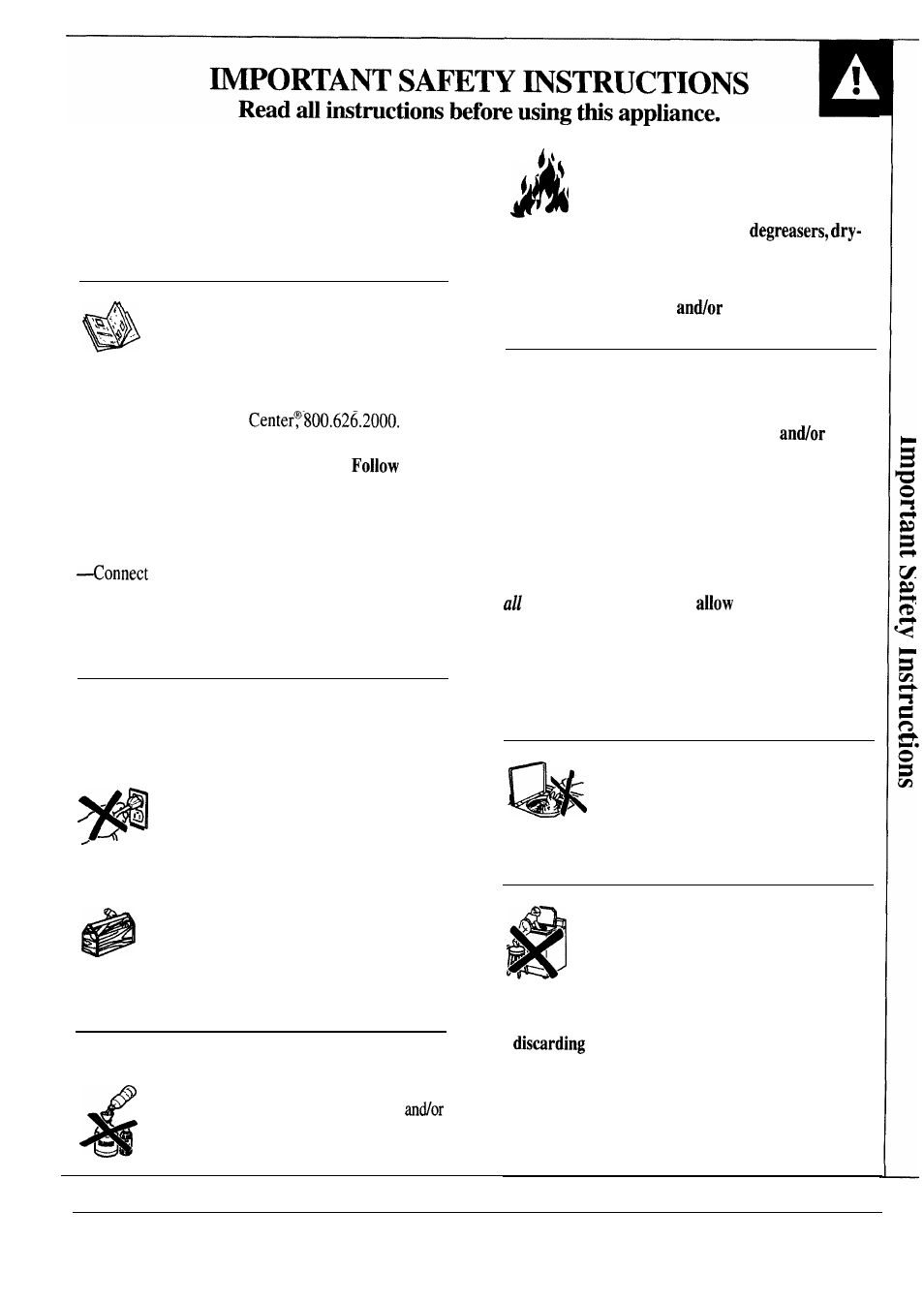 GE WA5857R User Manual | Page 3 / 28