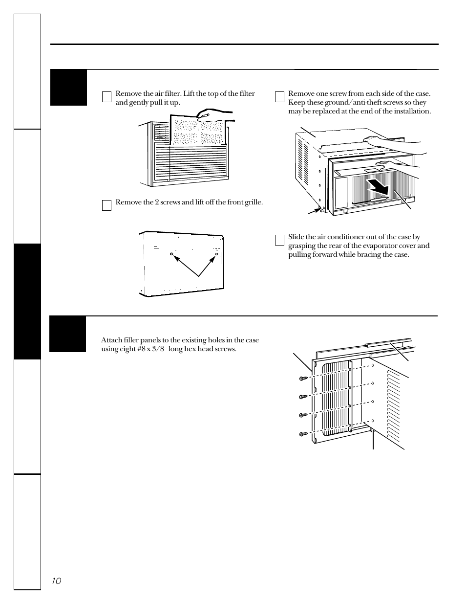 Window installation instructions | GE 23-11-2129N-002 User Manual | Page 10 / 16