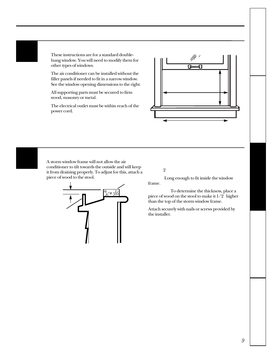 Window installation –12 | GE 23-11-2129N-002 User Manual | Page 9 / 16