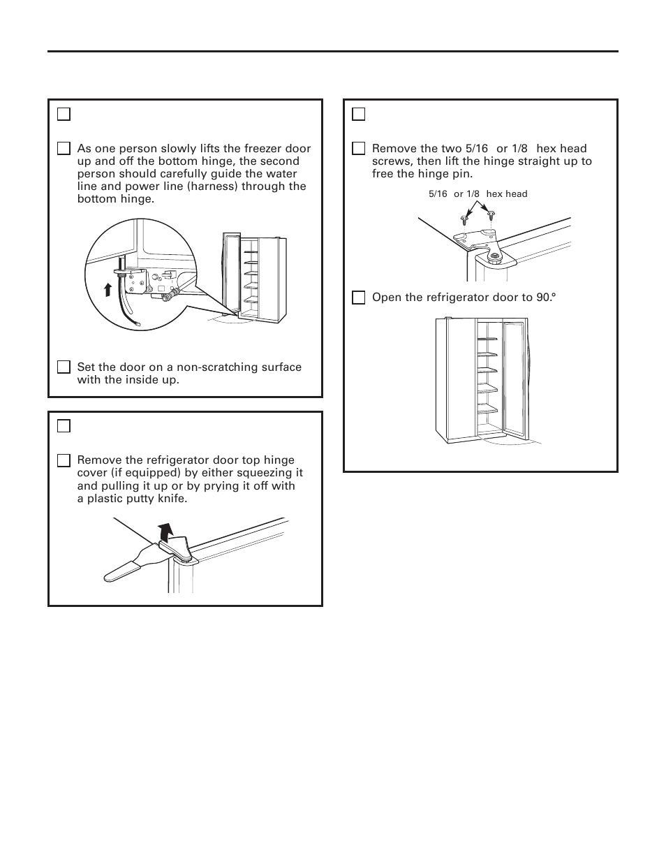 Installation instructions moving the refrigerator | GE 200D8074P043 User Manual | Page 26 / 132