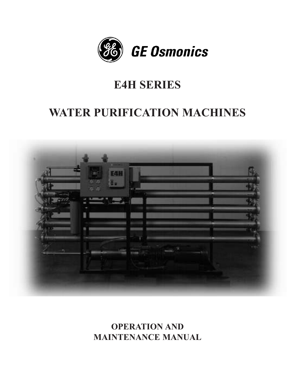 GE E4H Series User Manual | 44 pages