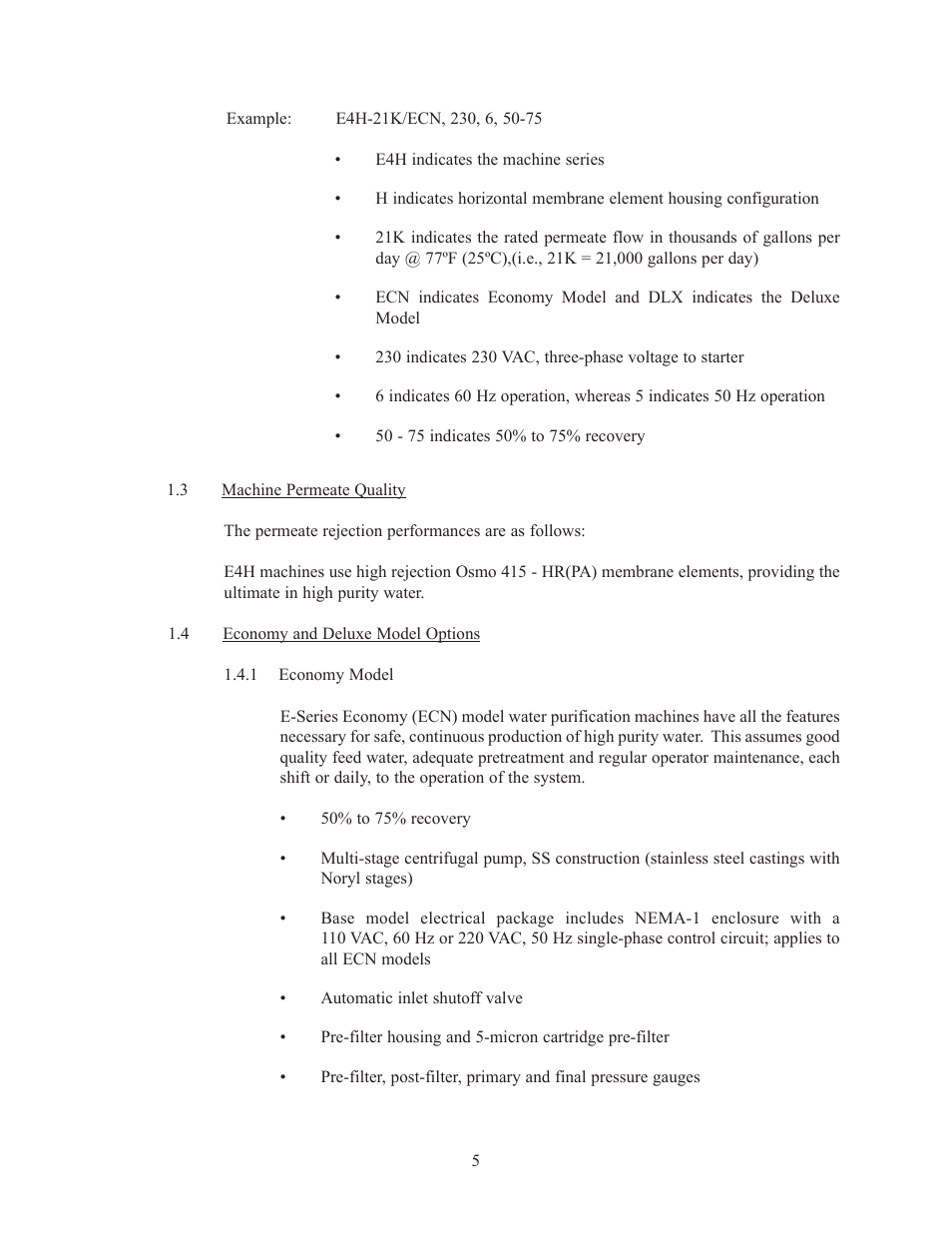 GE E4H Series User Manual | Page 11 / 44