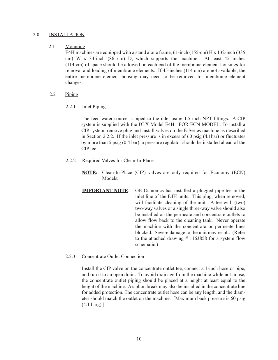 GE E4H Series User Manual | Page 16 / 44