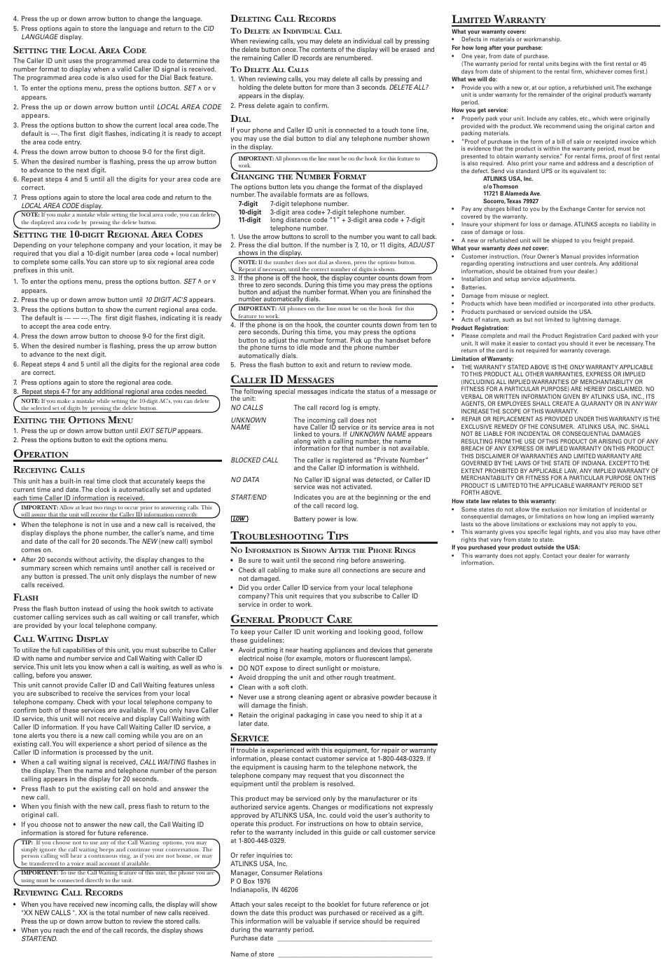 Id m | GE 29096 User Manual | Page 2 / 2
