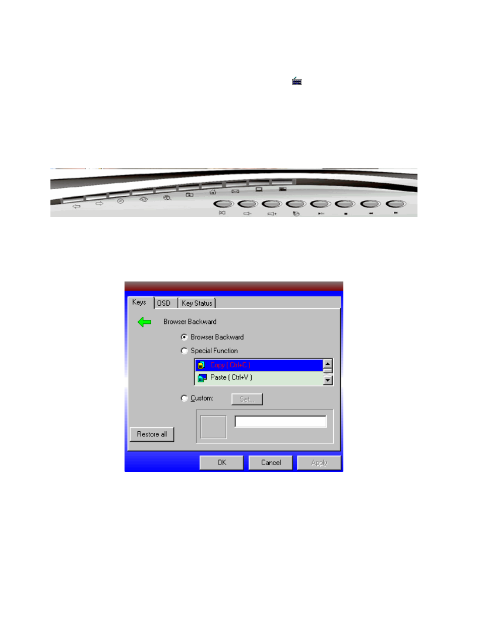Keyboard settings, 1. programming hot keys | GE HO98056 User Manual | Page 8 / 20