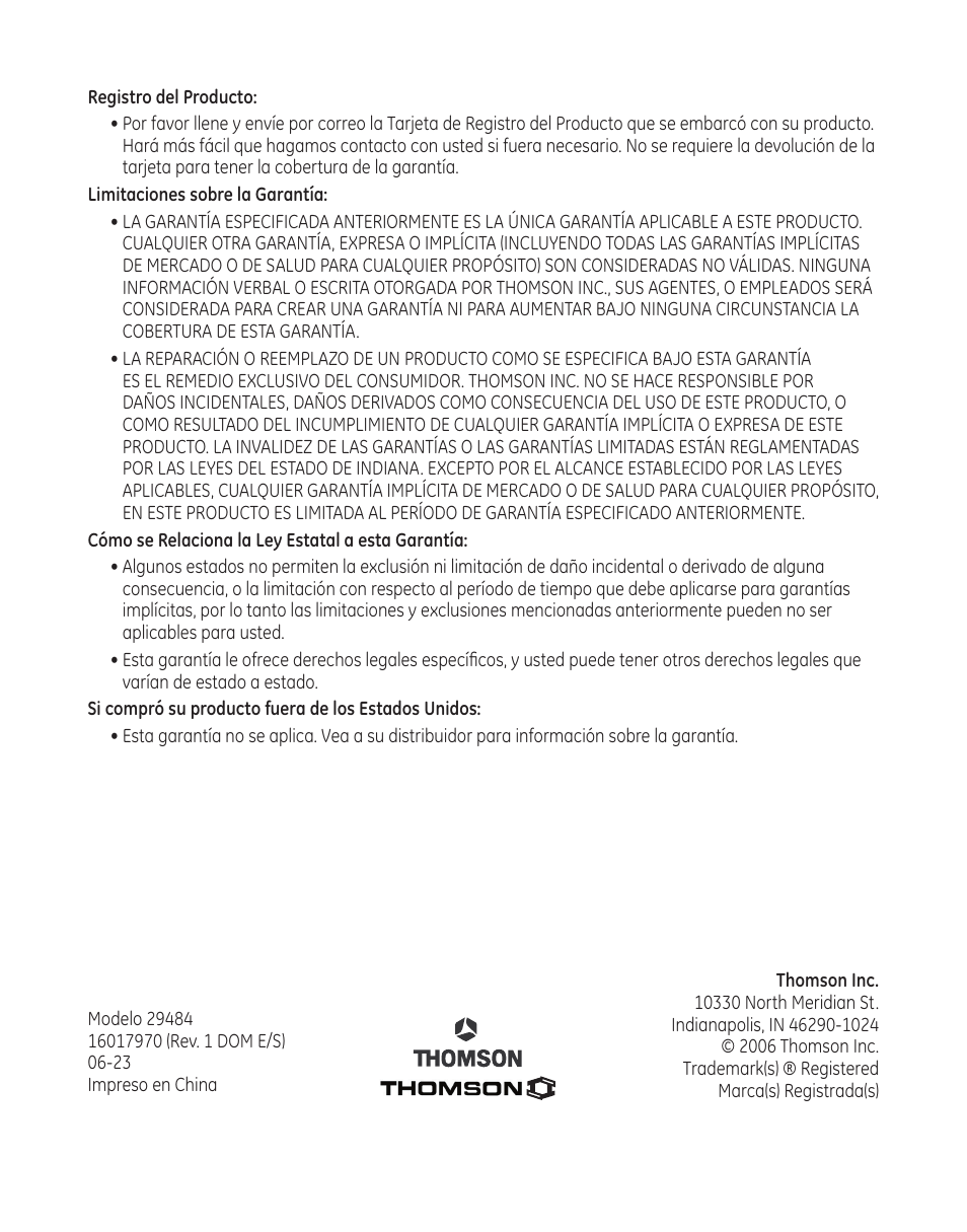 GE 29484GE2 User Manual | Page 60 / 60