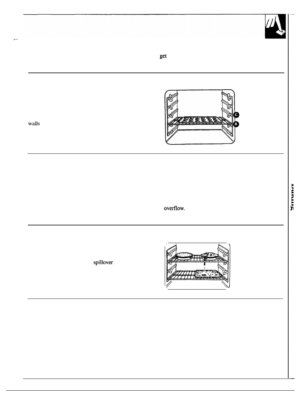 Aluminum foil 15, 17, Aluminum foil , 17, Baking guides | Cookies, Pies cakes, Aluminum foil, Don’t peek | GE 164 D2588P120 User Manual | Page 15 / 28